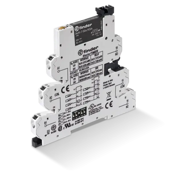 Przekaźnik interfejsowy serii 39: 1Z 6A 12V AC/DC 39.90.0.012.9024 /10szt./ FINDER