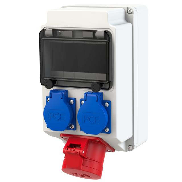 ROZDZIELNICA STACJONARNA Z TWORZYWA TYPU „ LESZNO” 6M WEJSCIE: M25 WYJŚCIE: 16/5 2GS IP44 IP44