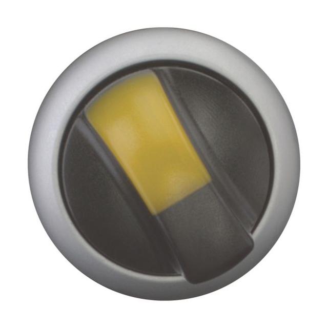 M22-WLKV-Y Przełącznik 2 położeniowy żółty bez samopowrotu i z możliwością podświetlenia 284396 EATO