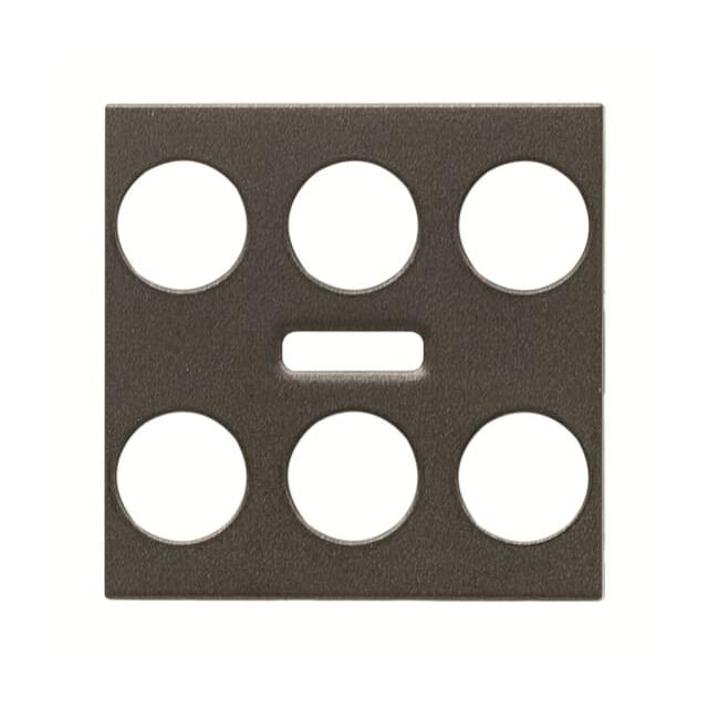 POKRYWA PRZYCISKU 3/6 + CZUJNIK IR KNX -KNX-ANTRACYT