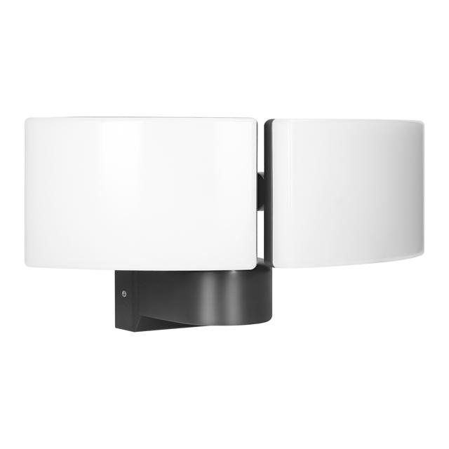 TOS DUO LED 2x20W podwójny naświetlacz ogrodowy 2x1600lm IP65 neutralna biel 4000K PC szary AD-NL-6603GL4 ORNO