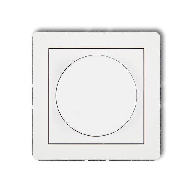 DECO Elektroniczny regulator oświetlenia przycisk-obrót do lamp LED biały DRO-2 KARLIK
