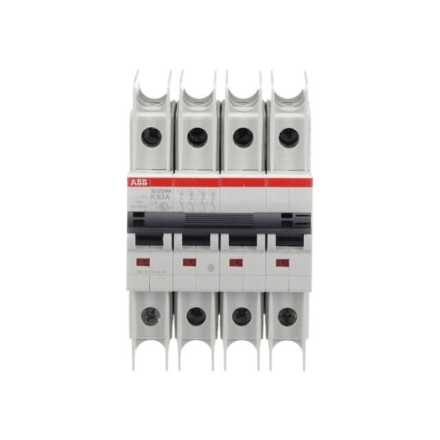 SU204M-K63 Wyłącznik nadprądowy 10kA 4P K63A 2CDS274337R0607 ABB