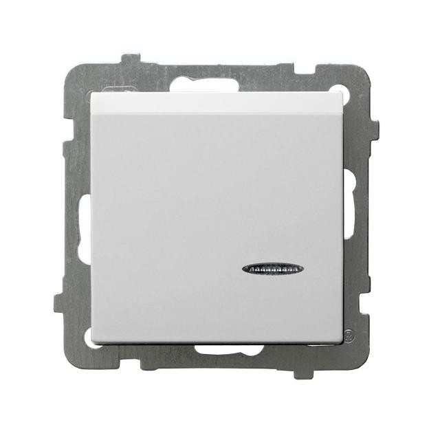 AS ANTYBAKTERYJNY Łącznik hotelowy z podświetleniem pomarańczowym, produkt zawiera szkło fosforanowo