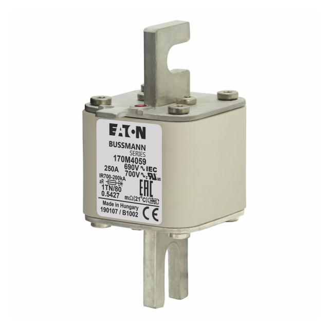 250A 690V 1TN/80 aR INDICATOR FUSE Wkładka szybka 250A AC 690V DIN 1 53x66x108 mm aR DIN 170M4059 EA