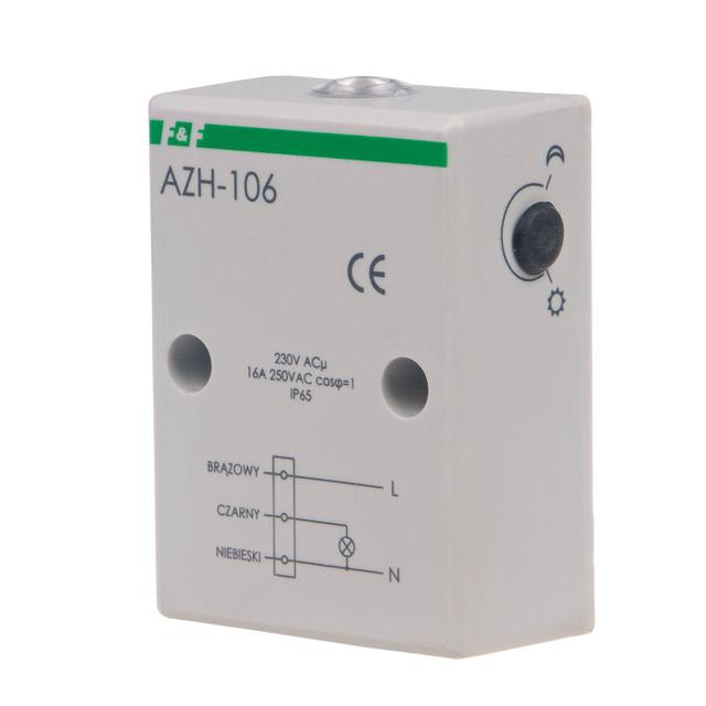 AUTOMAT ZMIERZCHOWY I=16A, OBUDOWA HERMETYCZNA, PRZEWÓD PRZYŁĄCZENIOWY 0,8M