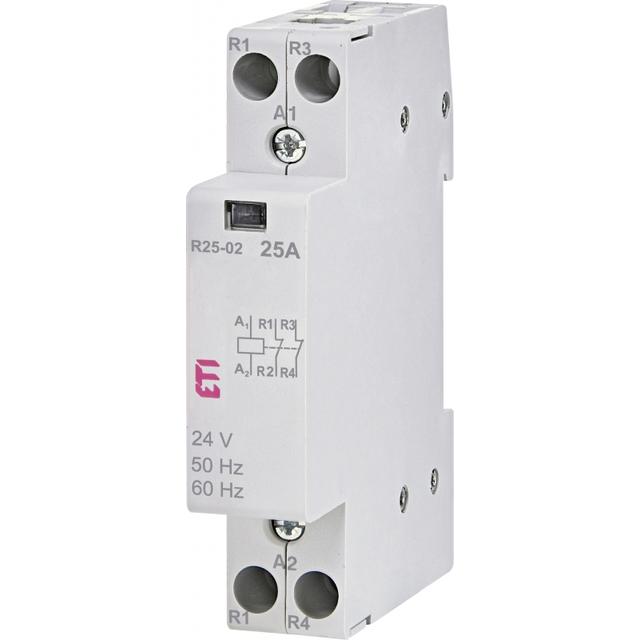 Stycznik modułowy 25A 2R 1M 2P R 25-02 24V 002463505 ETI