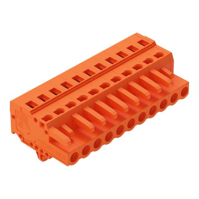 Gniazdo MCS-MIDI Classic 11-biegunowe pomarańczowe raster 5,08mm /25szt./ 231-311/008-000 WAGO