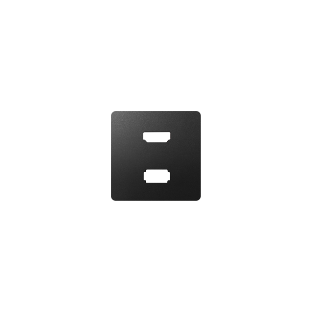 Simon 82 Pokrywa do gniazda USB+HDMI grafit 8201095-038 KONTAKT