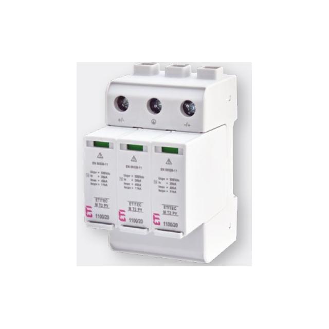 MOD. M T2 PV 125/20 Moduł wymienny do ogranicznika przepięć Typ 2 (kl.C) do systemów PV