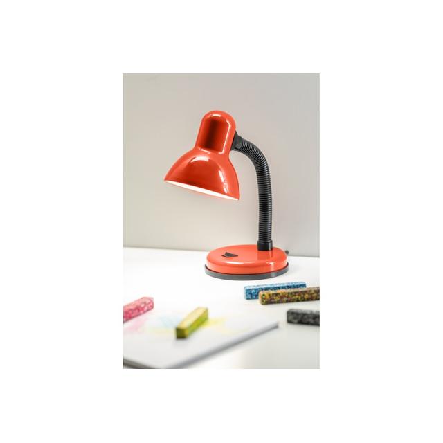 LAMPKA BIURKOWA RIO, E27, MAX. 40W, 220-240V, CZERWONY