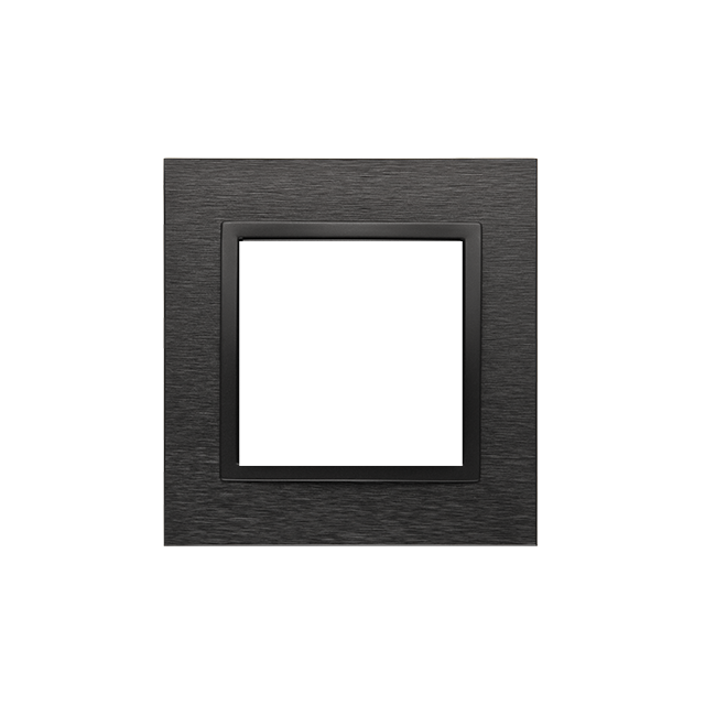 Simon 54 NATURE WMDZ-0110xS-083 Ramka 1-krotna Nature-Metal, INOX DARK, IP20/IP44. (IP44-należy zast DRN1/83 KONTAKT
