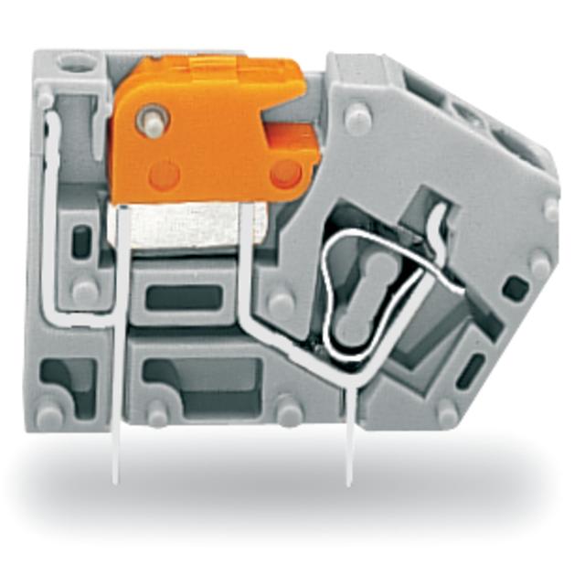 złączka do płytek drukowanych rozłączalna szara raster 5 mm