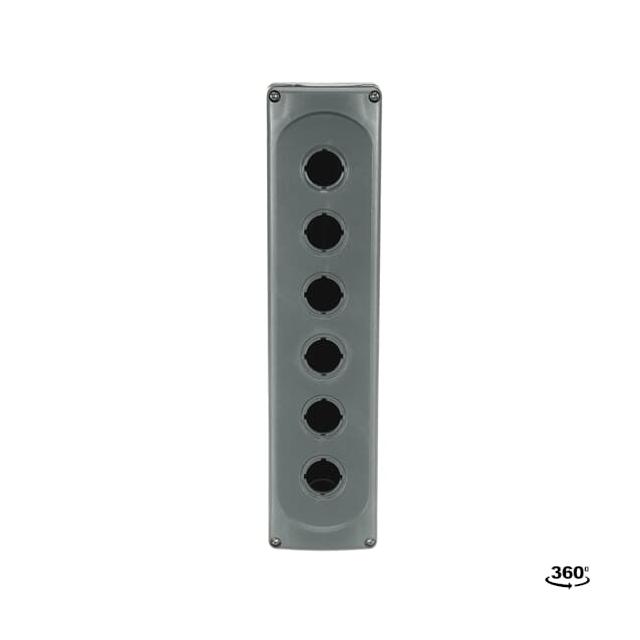 Obudowa 6-otw. szara MEP6-0