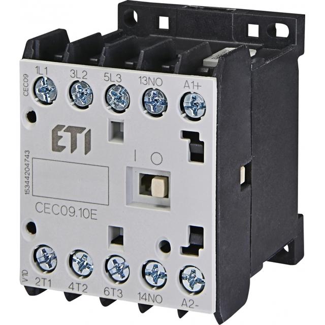 Stycznik silnikowy miniaturowy CEC09.10-110V-50/60HZ 004641065 ETI