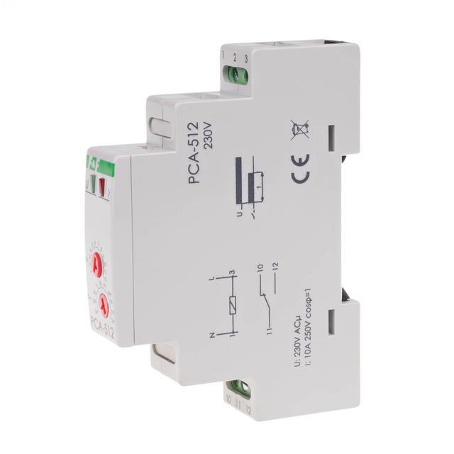 Przekaźnik czasowy awersyjny styki: 1Z/R 230V PCA-512 F&F