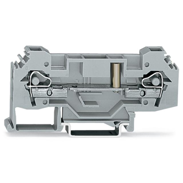 Złączka szynowa przelotowa 6mm2 szara 282‑133 /25szt./ WAGO