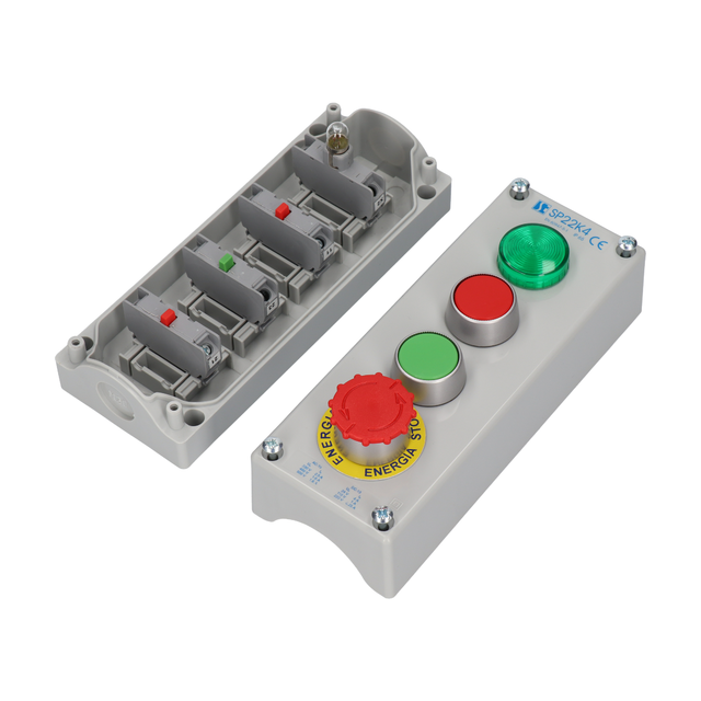 KASETA KOMPLETNA 4-OTWOROWA Z LZ,KC,KZ,B I 1 PRZEPUST M20 230V
