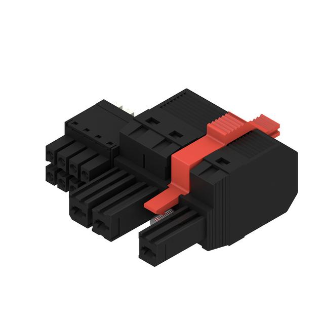 BVF 7.62HP/03/180MSF2 BCF/08R SN BK BX Złącze kablowe do płytek drukowanych115747000 /30szt./ WEIDMULLER