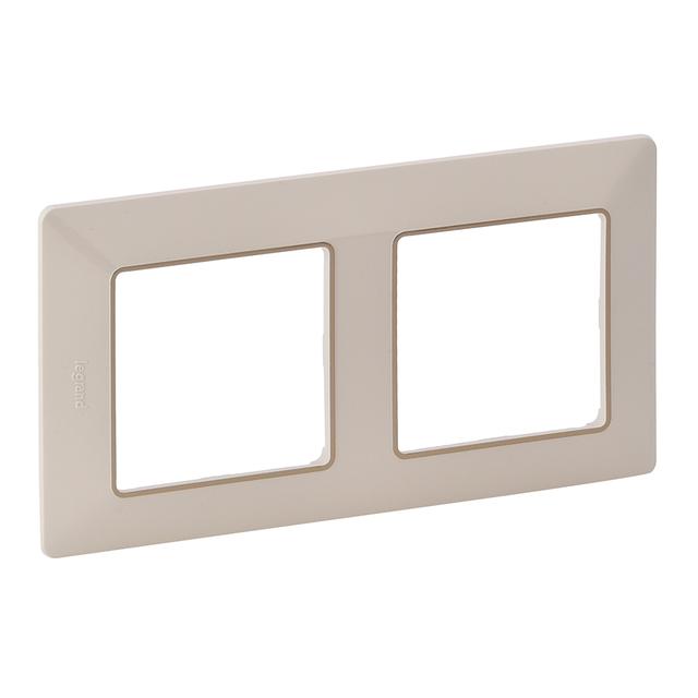 VALIF:RAMKA X2 KREMOWA/ZŁOTA, Legrand