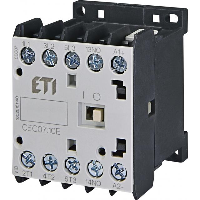 Stycznik silnikowy miniaturowy CEC07.10-400V-50/60HZ 004641055 ETI