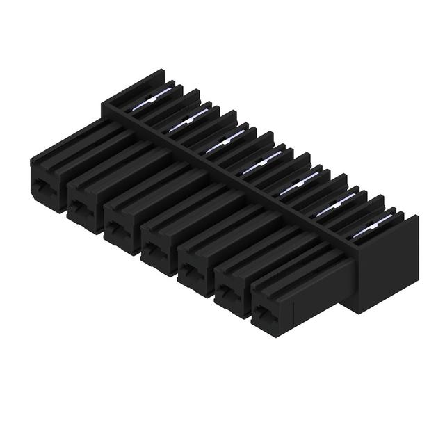 BVL 7.62HP/07/90 3.5SN BK BX Wtyk PCB (złącze wiązki), 7.62 mm, Liczba biegunów: 7, kąt odejścia: 90° /50szt./ 1928330000 WEIDMÜLLER