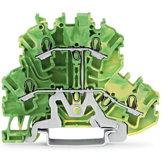 TOPJOBS złączka 2-piętrowa 2,5 mm2 żółto-zielona