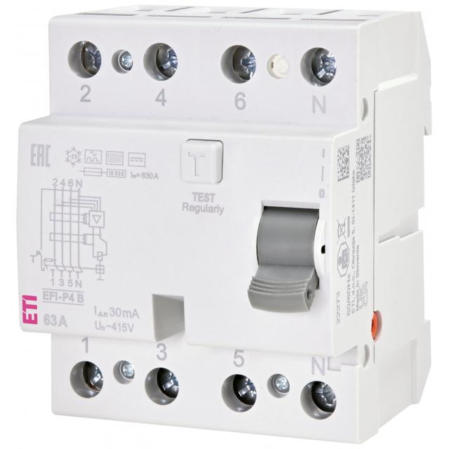 EFI-P4 B 40/0.03 Wyłącznik różnicowoprądowy Typ B 002061952 ETI