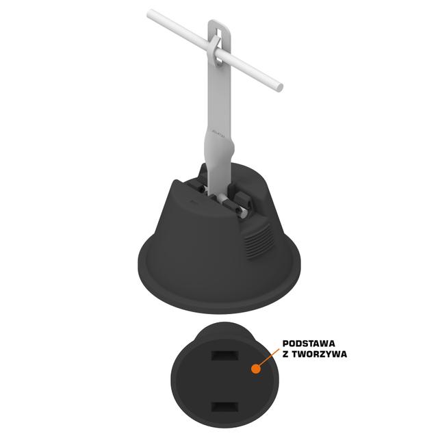 Uchwyt beton. w tworz.z nadst.H=25/22/cm Z-zagięcie