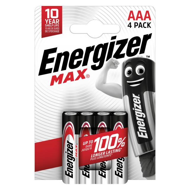 BATERIA ENERGIZER MAX AAA LR03 /4 eco
