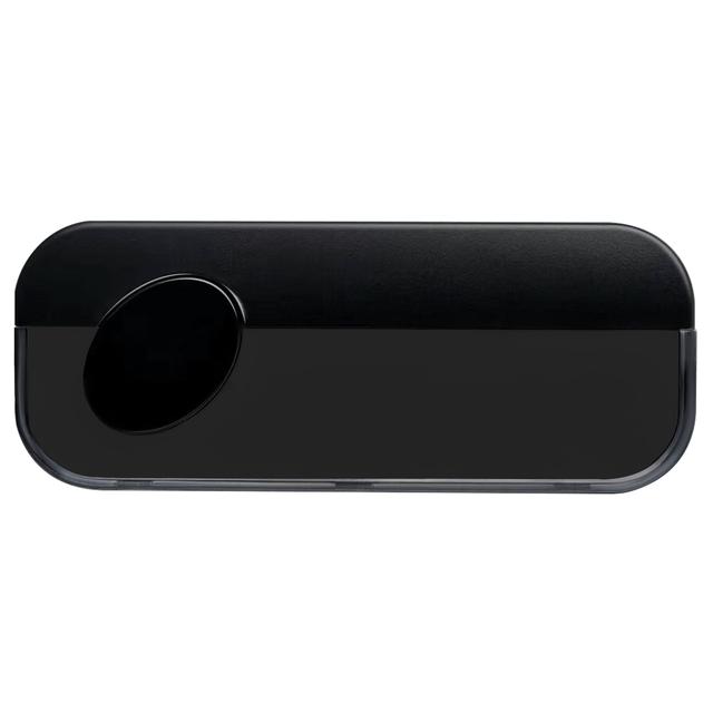 Przycisk dzwonkowy przewodowy, czarny