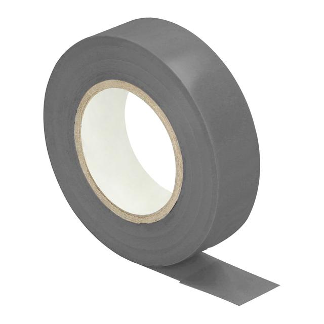 Zestaw 10 taśm izolacyjnych 19mm, szara, uniepalniona, grubość 0,13mm, długość 20m