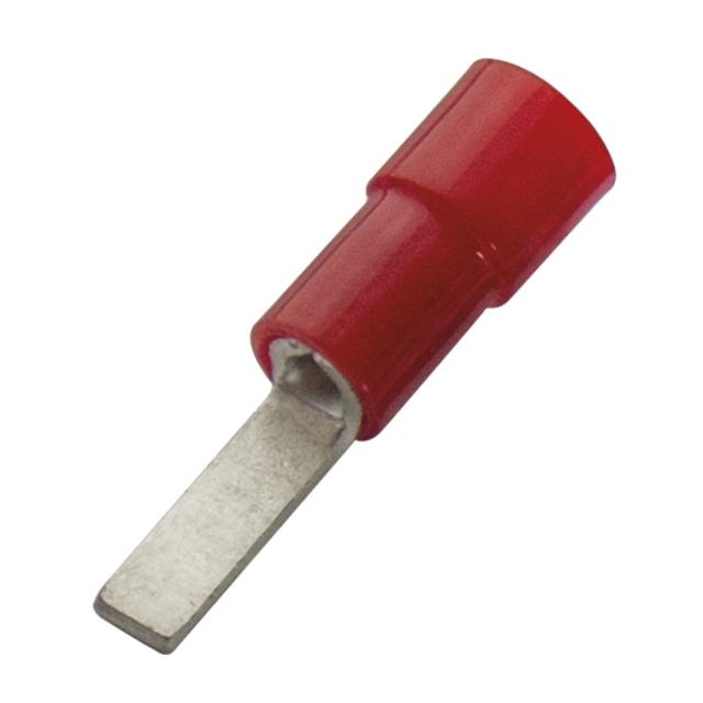 Końcówka igiełkowa płaska izol. .  0,5-1,0 mm*