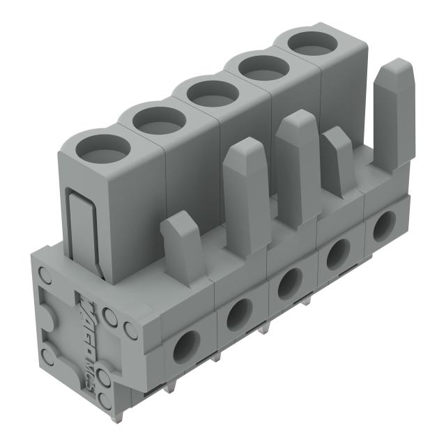 MCS-MIDI Classic gniazdo 5-bieg. szare raster 5 mm /100szt./ WAGO