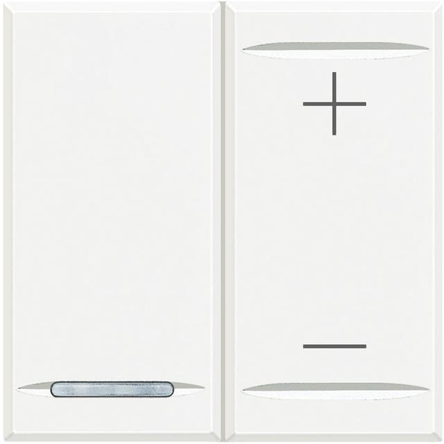 AXOLUTE - ŚCIEMNACZ PRZYCISKOWY 3-400W 2 MODUŁY BIAŁY, Bticino