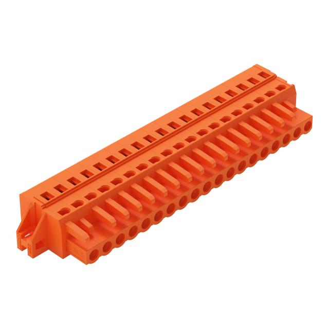 Gniazdo MCS-MIDI Classic 19-biegunowe pomarańczowe raster 5,08mm /10szt./ 231-319/031-000 WAGO