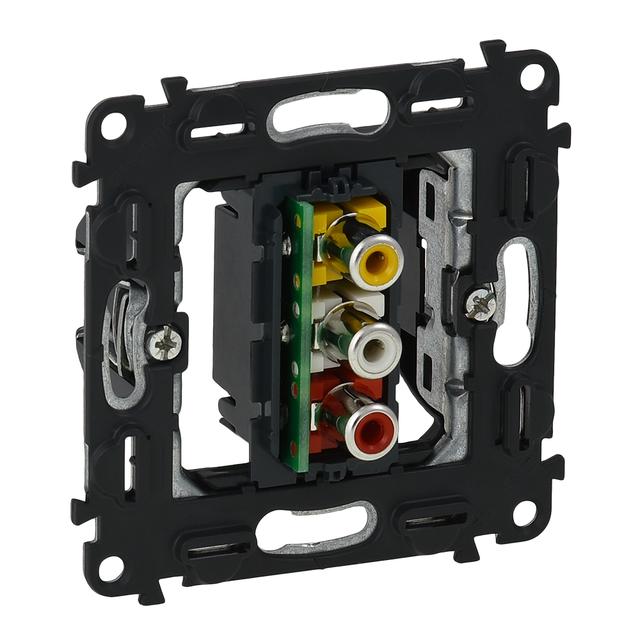 Gniazdo Potrójne Rca 753075 LEGRAND