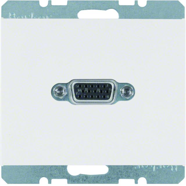 BERKER K.1 Gniazdo VGA biały 3315407009 HAGER