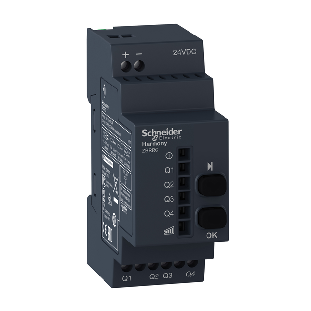 Harmony XB4 Programowalny odbiornik 2 przyciski 6 LED 24 V DC 4 wyjścia PNP ZBRRC SCHNEIDER
