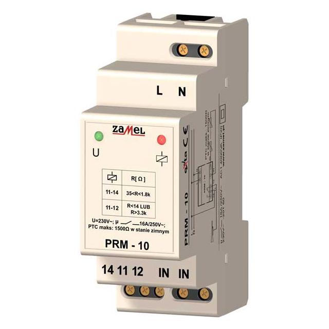 !PRZEKAŹNIK REZYSTANCYJNY Z SONDĄ PTC 230V AC TYP: PRM-10