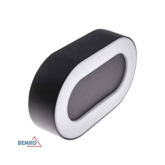 OPRAWA ELEWACYJNA VALIT 10W 4000K 850LM IP54 203X45X123MM OWALNA GRAFIT C25-EL2-O-010GR-4K BEMKO