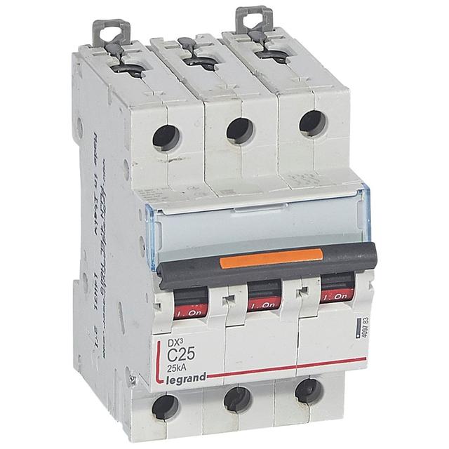 Wyłącznik Nadprądowy S323 C25 3P 25A 25Ka DX3 409783 LEGRAND