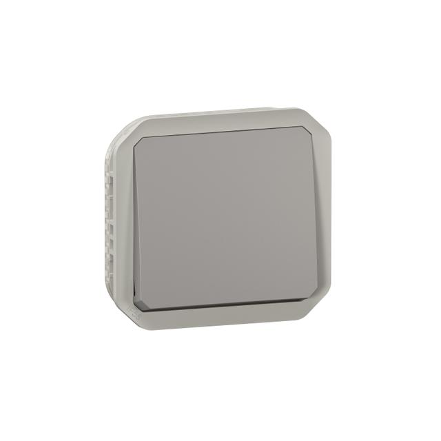 NOWE PLEXO - ŁĄCZNIK KRZYŻOWY MECHANIZM 10 AX -250 V SZARY 069521L LEGRAND