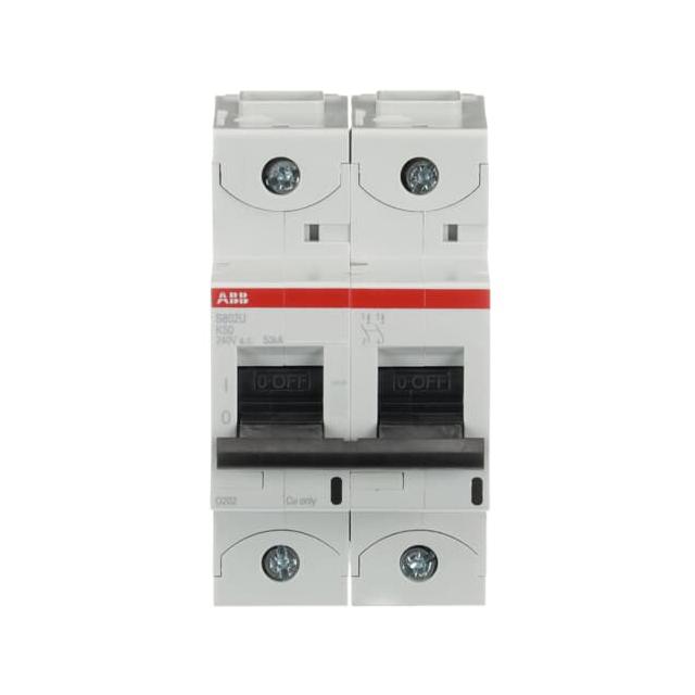 S802U-K50 Wyłącznik nadprądowy 50kA 2P K50A 2CCS862017R0577 ABB