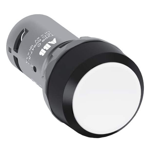 Przycisk bistabilny wklęsły 1NO1NC biały CP2-10W-11