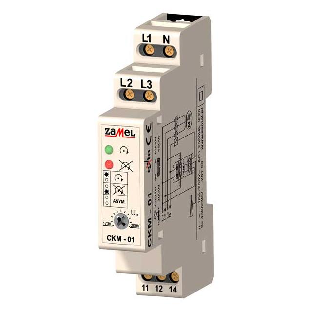 CZUJNIK KOLEJNOŚCI FAZ 230/400V AC TYP: CKM-01