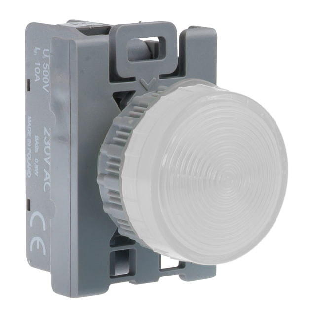 LAMPKA SYGN.BIAŁA 220V LED BA9S STANDARD