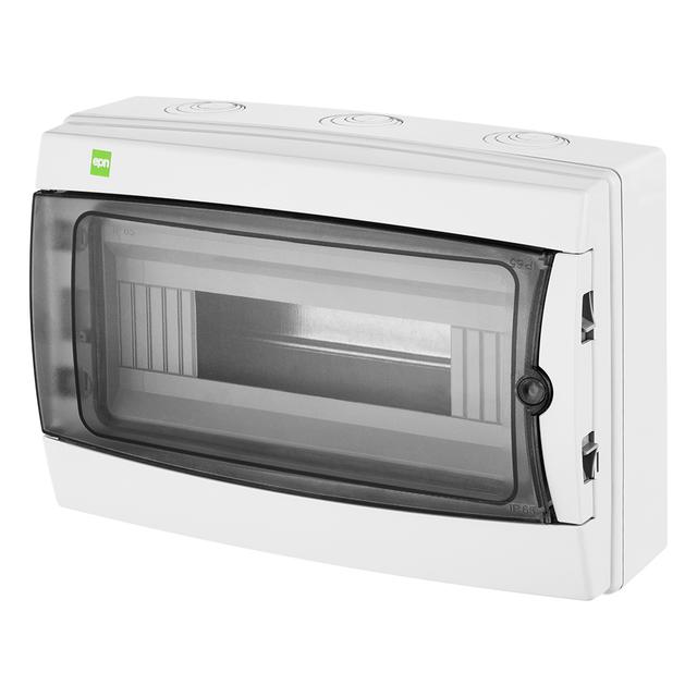 GALANT PLUS RN 1/12 drzwi transparentne (N+PE) IP65