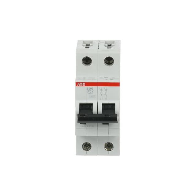 S202-D32 Wyłącznik nadprądowy 6kA 2P D32A 2CDS252001R0321 ABB
