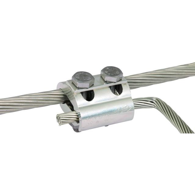 Zacisk równoległy do drutu 5-16 mm/16-150 mm2, 2xM10, Cu cynowana